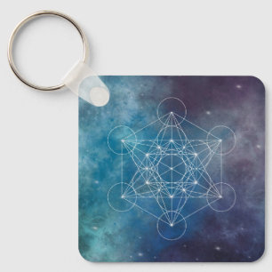 Metatron, chakra,zen,sacred geometric, angel keychain