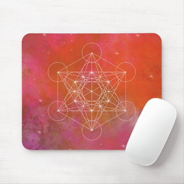 Metatron, chakra,zen,sacred geometric, angel, mouse pad (With Mouse)