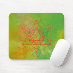 Metatron, chakra,zen,sacred geometric, angel mouse pad