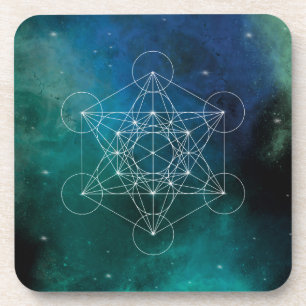 Metatron, chakra,zen,sacred geometric, angel, spir beverage coaster
