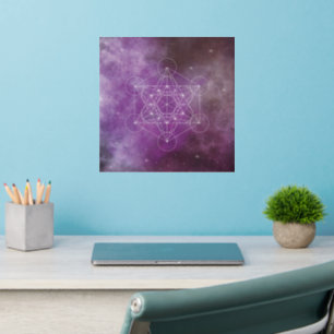 Metatron, chakra,zen,sacred geometric, angel wall decal