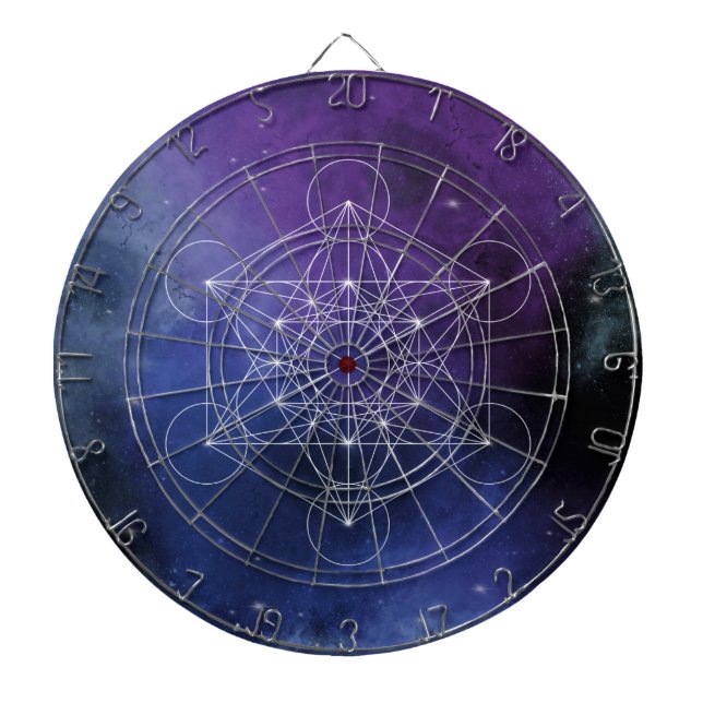 Metatron, chakra,zen,sacred geometric, geometry, dart board (Front)