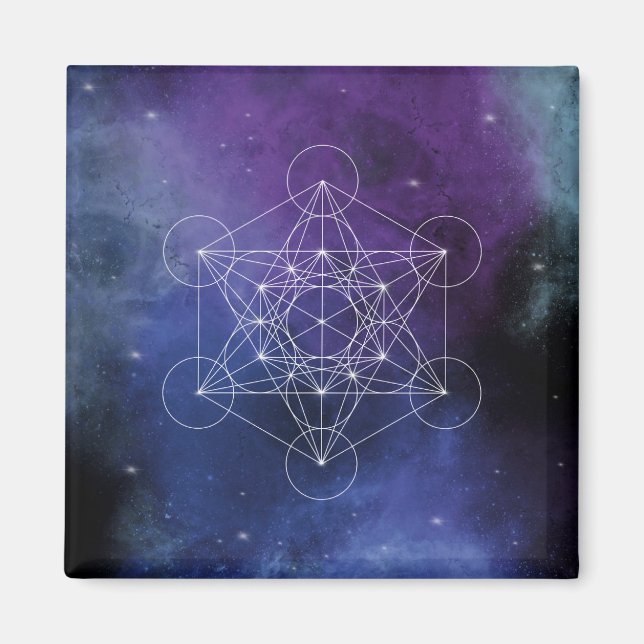 Metatron, chakra,zen,sacred geometric, geometry, magnet (Front)