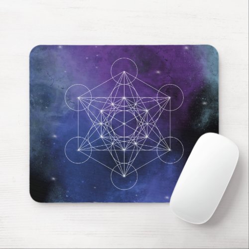 Metatron chakrazensacred geometric geometry mouse pad