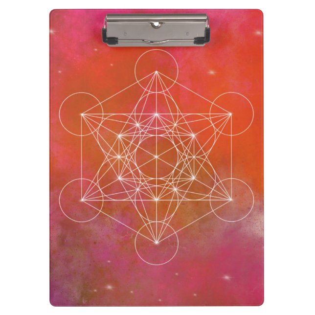 Metatron, chakra, zen, sacred geometry, angel clipboard (Front)