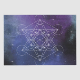Metatron, chakra, zen, sacred geometry, geometry tissue paper