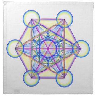 Metatron Cube Crystal Grid Cloth