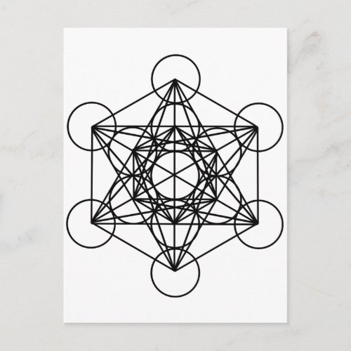 Metatron Cube Postcard