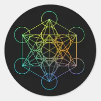 SACRED GEOMETRY Gift Mandala for Yoga Teacher' Sticker