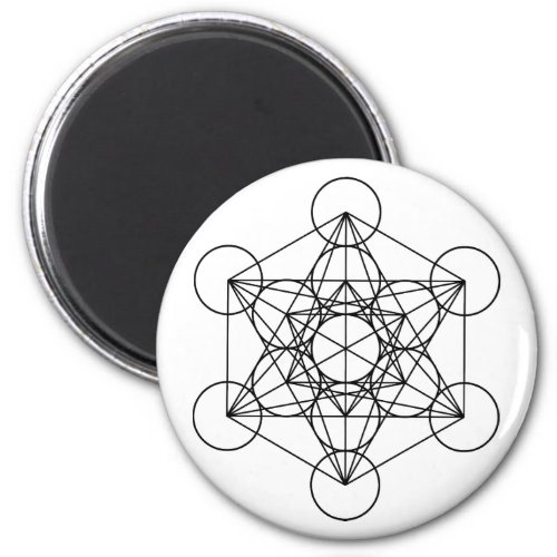 Metatron Cube Sacred Geometry Magnet
