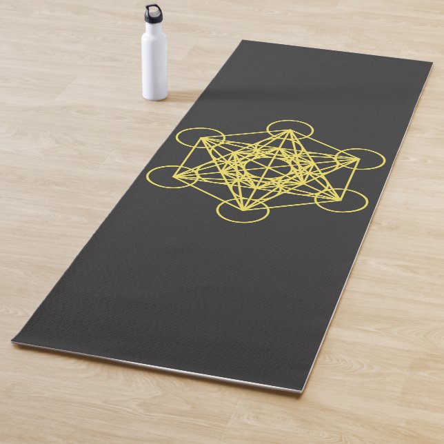 Metatron Cube Sacred Geometry Yoga Mat (In Situ)