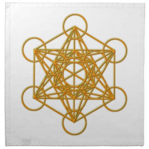 Metatron Gold Glow Napkin
