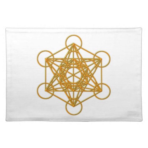 Metatron Gold Glow Placemat