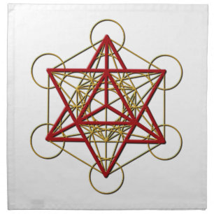 Metatron Merkaba Cloth Napkin