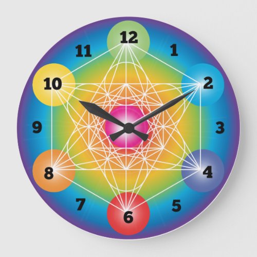 Metatrons Cube Sacred Geometry Clock