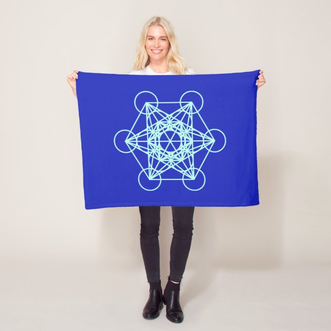 Metatron Sacred Geometry Small Blanket (In Situ)