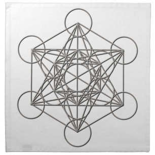 Metatron Silver Shadow Napkin