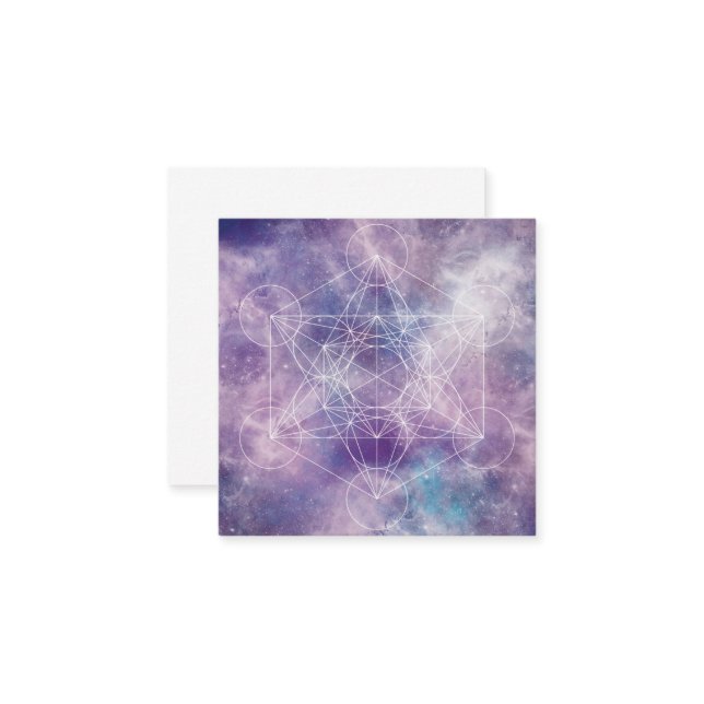 metatron square business card (Front/Back In Situ)
