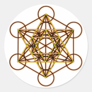 MetatronOrStar Classic Round Sticker