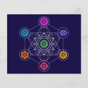 Metatrons Cube, Chakras, Cosmic Energy Centers Flyer