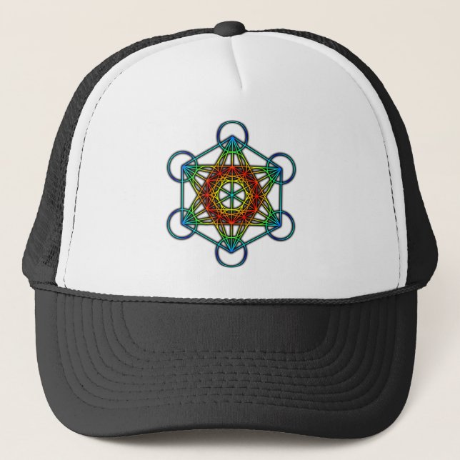 Metatron's Cube (Color 1) Trucker Hat (Front)