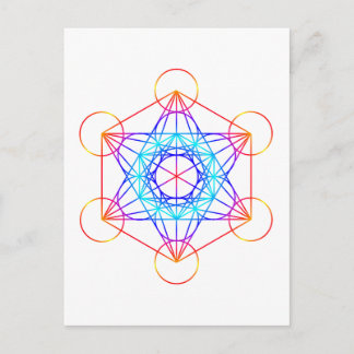 Metatron's Cube (Color 2) Postcard