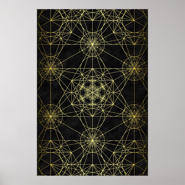 Metatron's Cube Network Poster (Front)