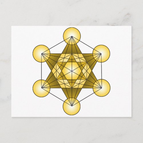 Metatrons Cube Postcard