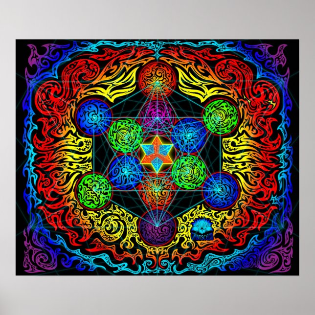 Metatron's Cube Poster (Front)