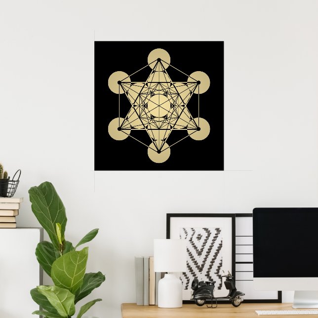 Metatron's Cube Poster (Home Office)