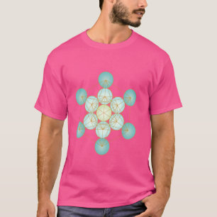 Metatron's Cube Sacred Geometry Artwork T-Shirt