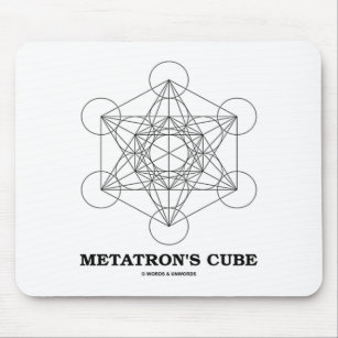 Metatron's Cube (Sacred Geometry) Mouse Pad