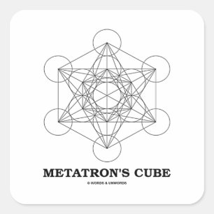 Metatron's Cube (Sacred Geometry) Square Sticker