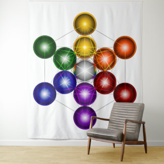 Metatron's Cube Series V1 Tapestry
