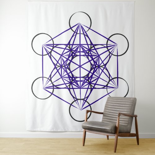 Metatrons Cube Series V5 Tapestry