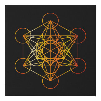 Metatron's Cube Wall Canvas