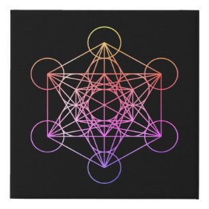 Metatron's Cube Wall Canvas