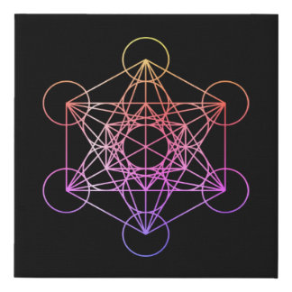 Metatron's Cube Wall Canvas