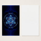 Metatrons Würfel — Merkaba — Stern Tetraeder (Front & Back)