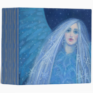 Metelitsa Snow Girl Snegurochka Christmas Angel 3 Ring Binder