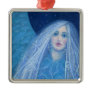 Metelitsa Snow Girl Snegurochka Christmas Angel Metal Ornament