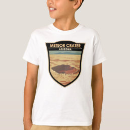 Meteor Crater Arizona Travel Art Vintage T-Shirt