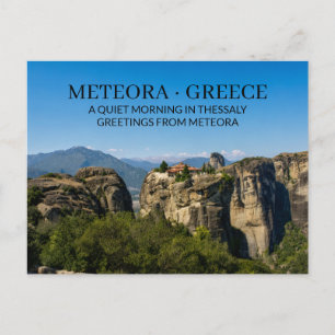 METEORA · GREECE A quiet morning in Thessaly Postcard