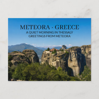 METEORA · GREECE A quiet morning in Thessaly Postcard
