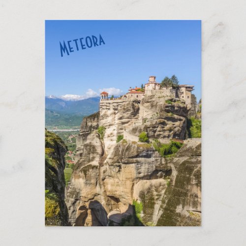 Meteora monasteries Greece Postcard