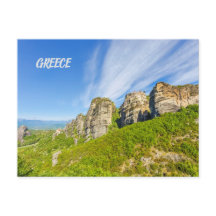 Meteora Monasteries Postcard – Greece Travel