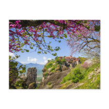 Meteora Monasteries Postcard – Greece Travel