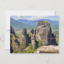 Meteora Monasteries Postcard – Greece Travel