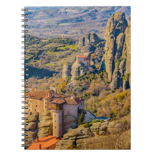 Meteora Monasteries Tesalia Greece Notebook