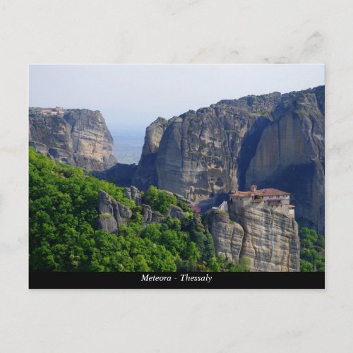 Meteora  Thessaly Postcard